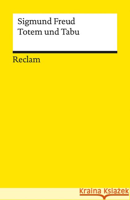 Totem und Tabu Freud, Sigmund 9783150189566 Reclam, Ditzingen - książka