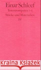 Totentrompeten. Tl.1-4 Schleef, Einar 9783518134306 Suhrkamp - książka