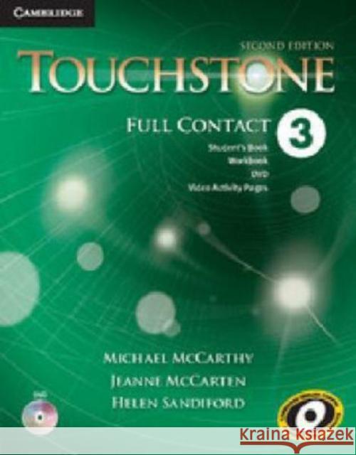 Touchstone Level 3 Full Contact Michael McCarthy Jeanne McCarten Helen Sandiford 9781107627949 Cambridge University Press - książka