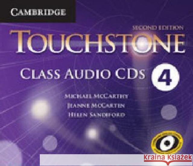 Touchstone Level 4 Class Audio CDs (4) Michael McCarthy Jeanne McCarten Helen Sandiford 9781107612723 Cambridge University Press - książka