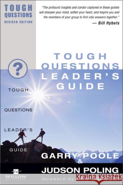 Tough Questions Leader's Guide Garry Poole Judson Poling Debra Poling 9780310245094 Zondervan Publishing Company - książka