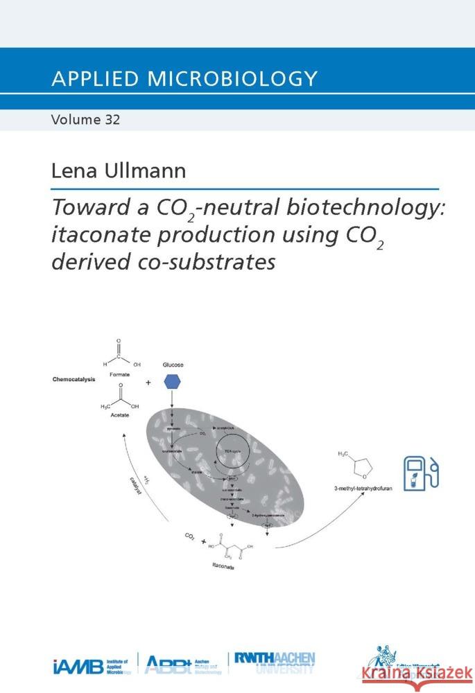 Toward a CO2-neutral biotechnology: itaconate production using CO2 derived co-substrates Ullmann, Lena 9783985551767 Apprimus Verlag - książka