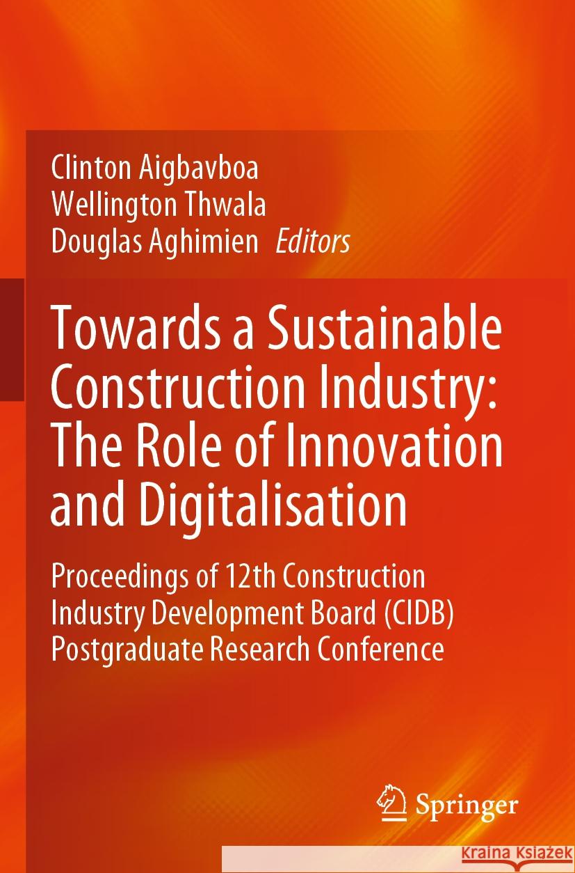 Towards a Sustainable Construction Industry: The Role of Innovation and Digitalisation  9783031224362 Springer International Publishing - książka