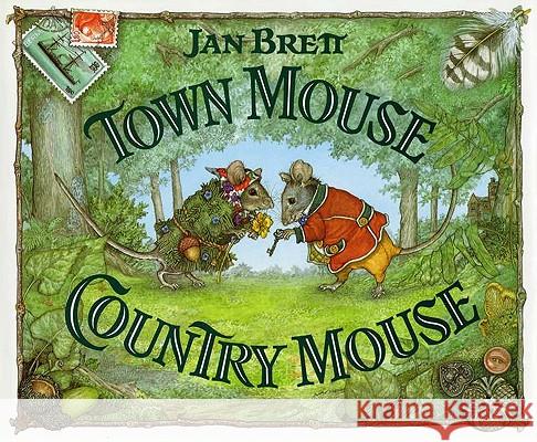 Town Mouse Country Mouse Jan Brett 9780399226229 Putnam Publishing Group - książka