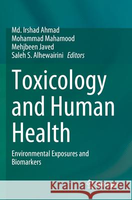 Toxicology and Human Health  9789819921959 Springer Nature Singapore - książka