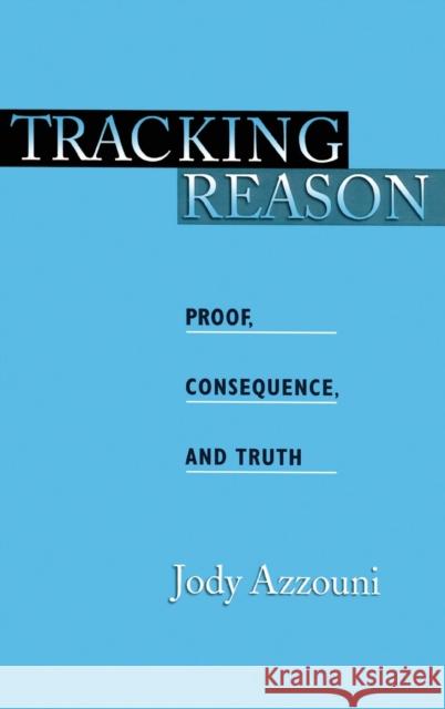 Tracking Reason Azzouni 9780195187137 Oxford University Press - książka