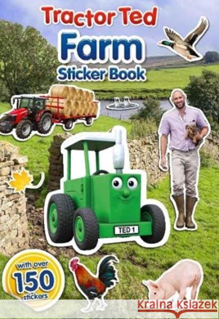 Tractor Ted Farm Sticker Book Alexandra Heard 9781838405762 Tractorland Ltd - książka