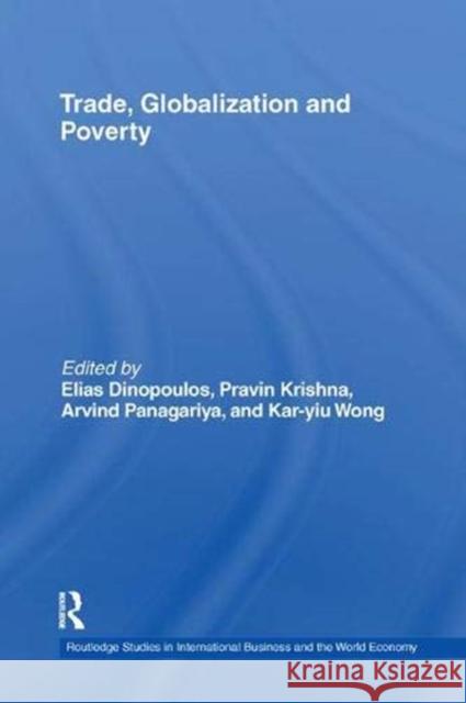 Trade, Globalization and Poverty  9781138383210 Taylor and Francis - książka