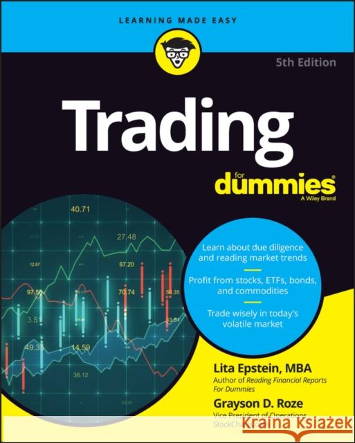 Trading For Dummies Grayson D. (StockCharts.com) Roze 9781394161485 John Wiley & Sons Inc - książka