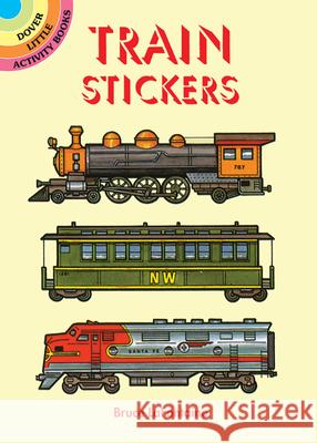 Train Stickers Bruce LaFontaine LaFontaine 9780486403106 Dover Publications Inc. - książka