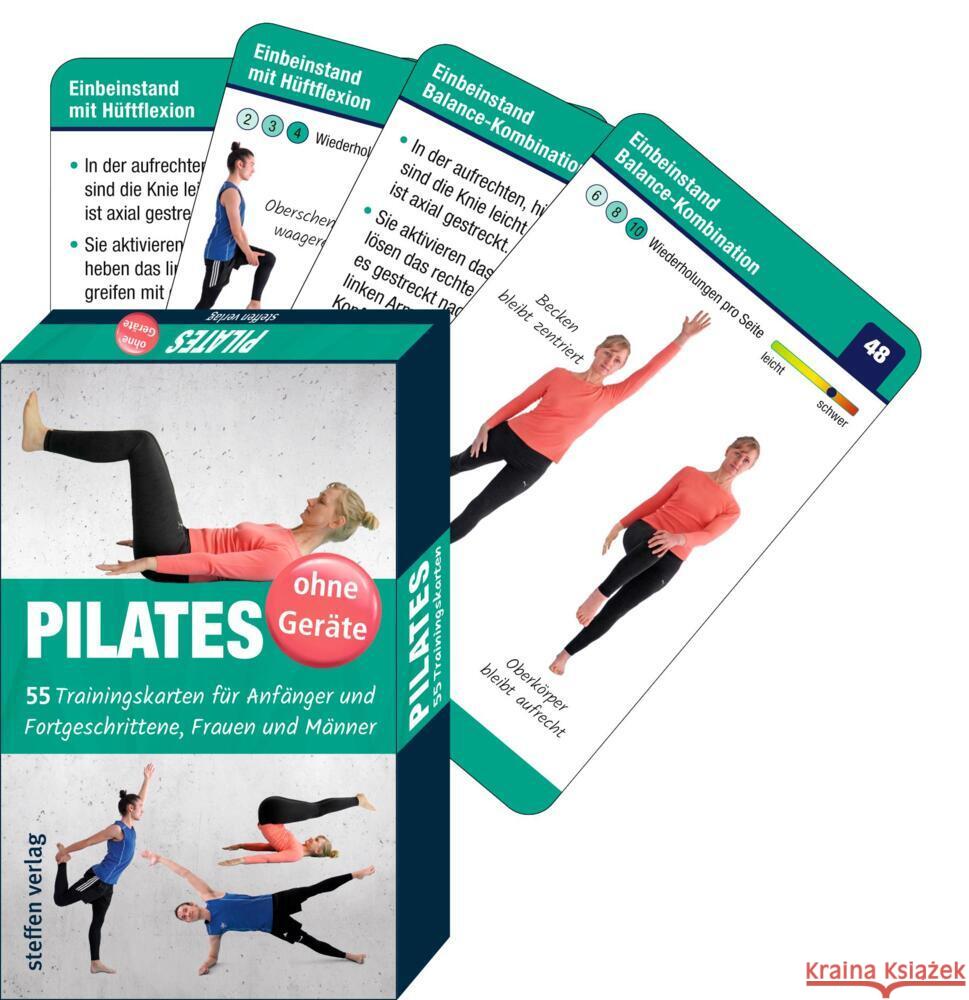 Trainingskarten: Pilates ohne Geräte Paulitz, Benno, Thomschke, Ronald 9783957991140 Steffen Verlag - książka