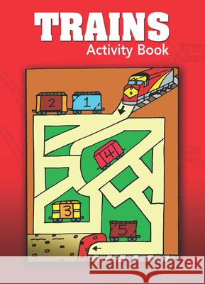 Trains Activity Book Becky Radtke 9780486456836 Dover Publications Inc. - książka