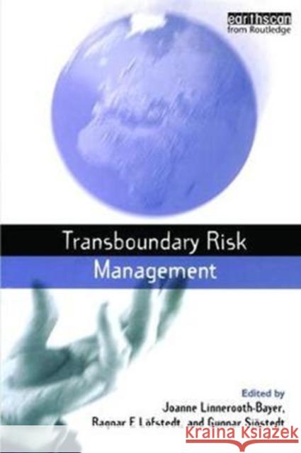 Transboundary Risk Management Joanne Linnerooth-Bayer 9781138465718 Routledge - książka