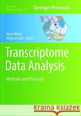 Transcriptome Data Analysis: Methods and Protocols Wang, Yejun 9781493992645 Humana Press - książka
