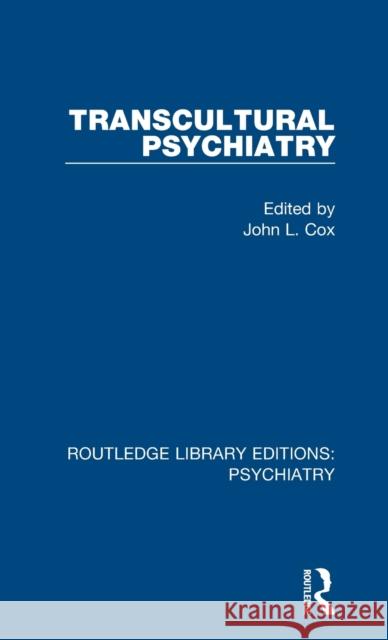 Transcultural Psychiatry  9781138330979 Taylor and Francis - książka