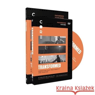 Transformed Study Guide with DVD: Embracing Our True Identity and Purpose Phillips, Rt 9780310131786 Zondervan - książka