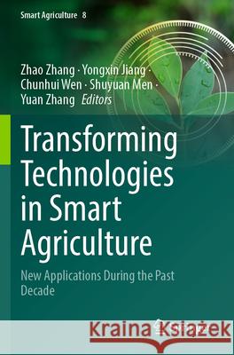 Transforming Technologies in Smart Agriculture  9789819741434 Springer - książka
