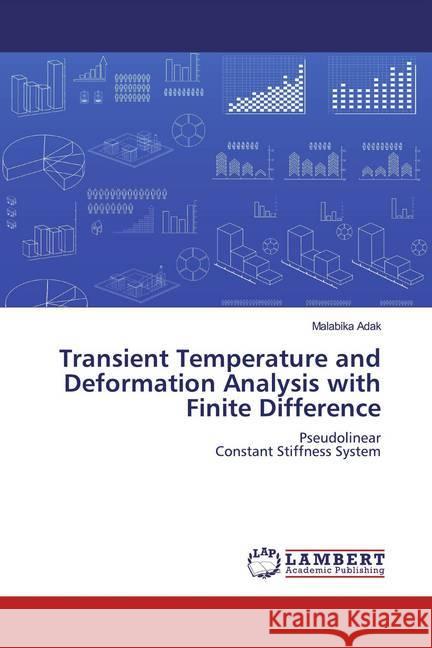 Transient Temperature and Deformation Analysis with Finite Difference : Pseudolinear Constant Stiffness System Adak, Malabika 9783659429842 LAP Lambert Academic Publishing - książka