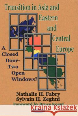 Transition in Asia & Eastern & Central Europe: A Closed Door -- Two Open Windows? Nathalie H Fabry, Sylvain H Zeghni 9781590330203 Nova Science Publishers Inc - książka