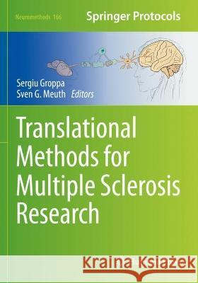 Translational Methods for Multiple Sclerosis Research  9781071612156 Springer US - książka