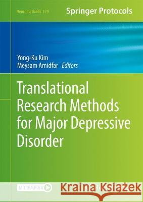 Translational Research Methods for Major Depressive Disorder  9781071620823 Springer US - książka