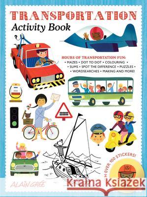 Transportation Activity Book Gree Alain 9781787080232 Button Books - książka