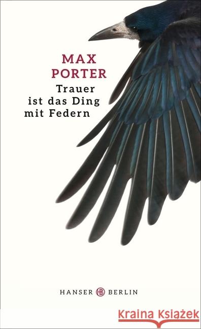 Trauer ist das Ding mit Federn Porter, Max 9783446249561 Hanser Berlin - książka