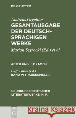 Trauerspiele II Powell, Hugh 9783484170193 X_Max Niemeyer Verlag - książka