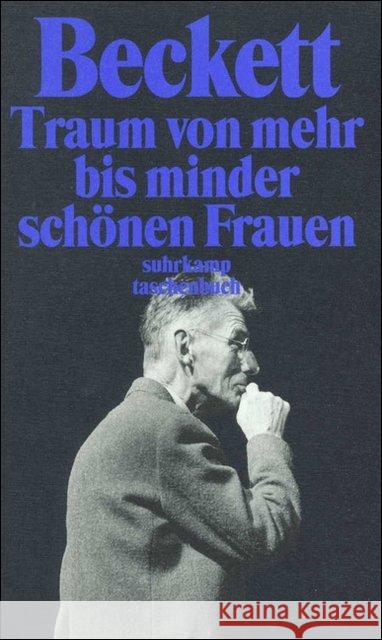 Traum von mehr bis minder schönen Frauen Beckett, Samuel   9783518393833 Suhrkamp - książka