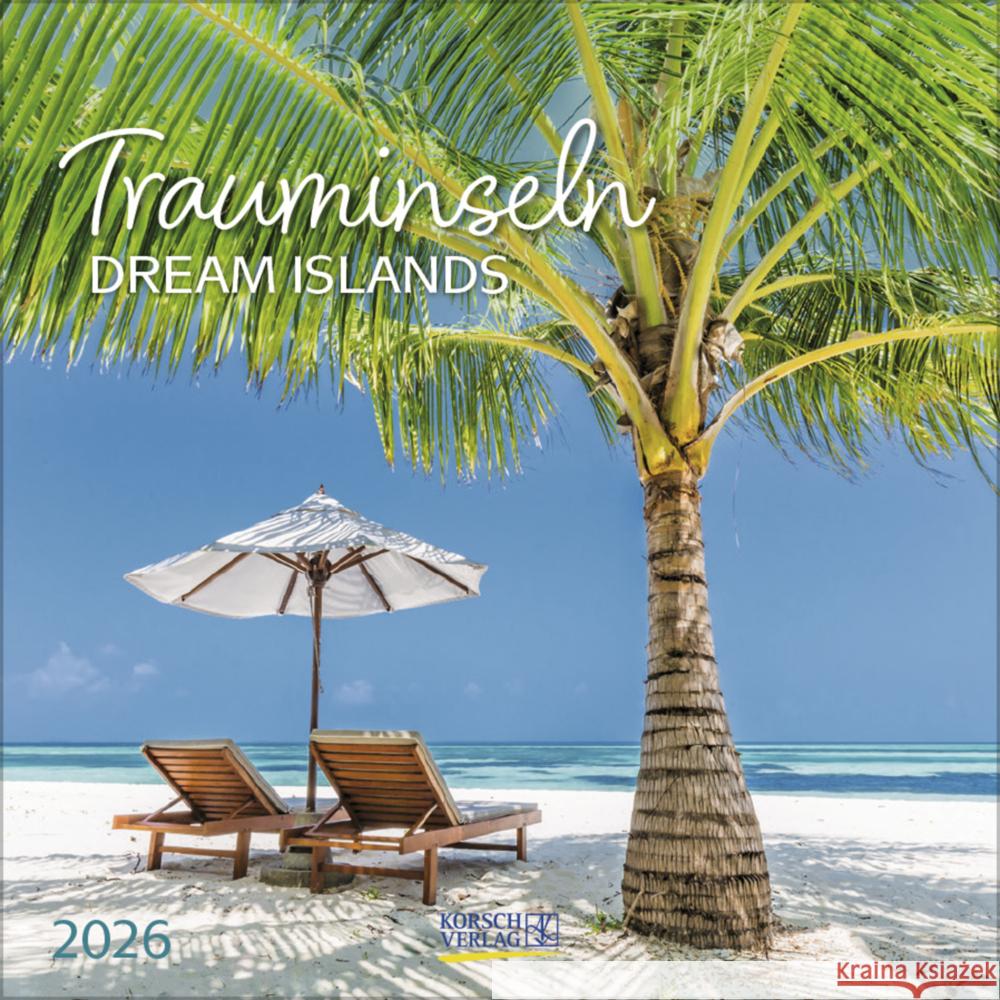 Trauminseln 2026  9783731883869 Korsch - książka