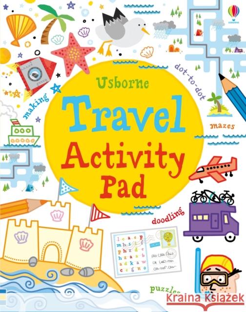 Travel Activity Pad Simon Tudhope 9781409561910 Usborne Publishing Ltd - książka