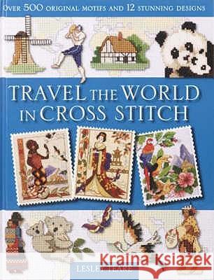 Travel the World in Cross Stitch Teare, Lesley 9780715329931  - książka