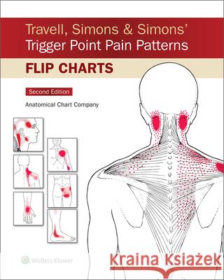 Travell, Simons & Simons' Trigger Point Pain Patterns Flip Charts Anatomical Chart Company 9781975183783 Wolters Kluwer Health - książka