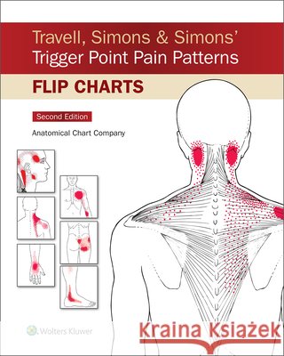 Travell, Simons & Simons’ Trigger Point Pain Patterns Flip Charts Anatomical Chart Company 9781975183783 Wolters Kluwer Health - książka