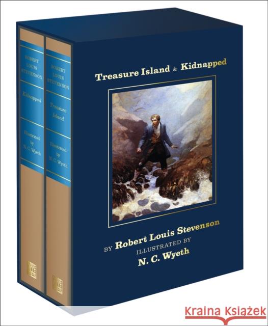 Treasure Island & Kidnapped Robert Louis Stevenson 9780789214089 Abbeville Press - książka