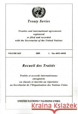 Treaty Series 2635 I: Nos. 46921 - 46928 United Nations 9789219005891 United Nations - książka