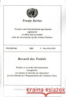 Treaty Series 2646 I: Nos. 27147 - 47153 United Nations 9789219006188 United Nations - książka