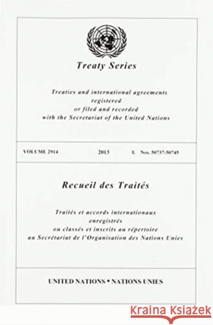 Treaty Series 2914 United Nations 9789219009486 United Nations - książka