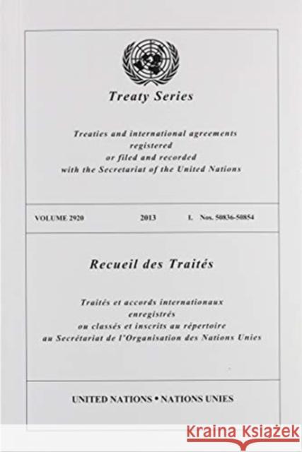 Treaty Series 2920 United Nations Publications 9789219009547 United Nations - książka