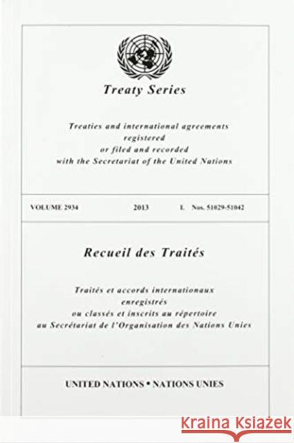 Treaty Series 2934 United Nations 9789219009356 United Nations - książka
