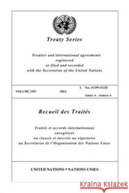 Treaty Series 2952 United Nations 9789219009257 United Nations - książka