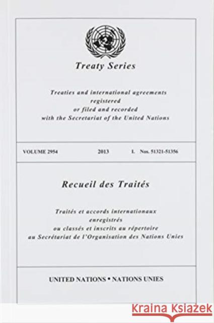 Treaty Series 2954 United Nations 9789219009271 United Nations - książka