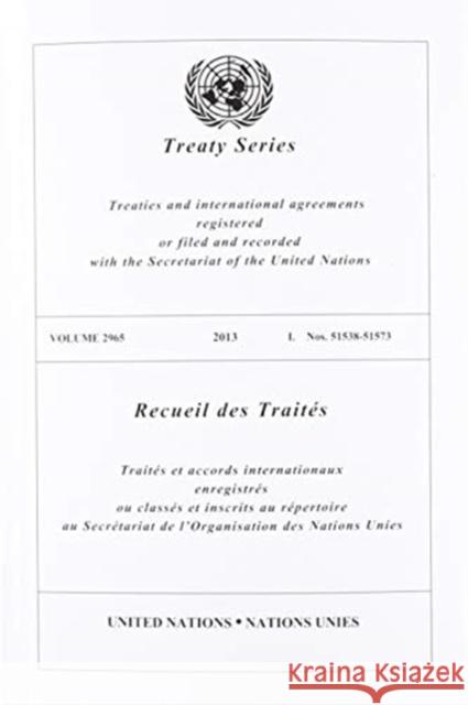 Treaty Series 2965 United Nations Publications 9789219009141 United Nations - książka