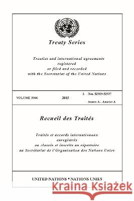 Treaty Series 3066 (English/French Edition) United Nations United Nations 9789218900876  - książka