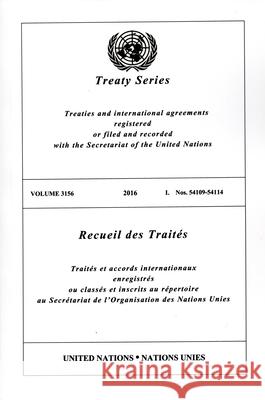 Treaty Series 3156 (English/French Edition) United Nations Office of Legal Affairs 9789219800915 United Nations - książka