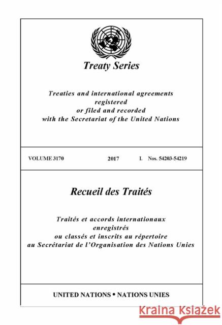 Treaty Series 3170 United Nations Office of Legal Affairs 9789210032414 United Nations - książka