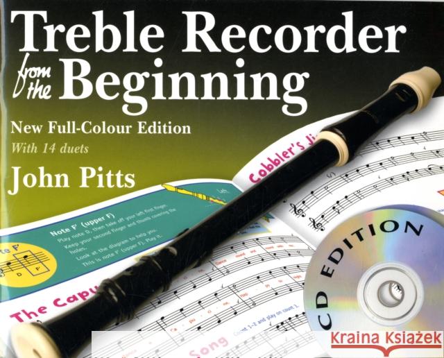 Treble Recorder From The Beginning & CD: New Full-Colour Edition John Pitts 9781847723697 Chester Music - książka