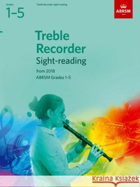 Treble Recorder Sight-Reading Tests, ABRSM Grades 1-5 from 2018 ABRSM 9781848499843 ABRSM Sight-reading - książka