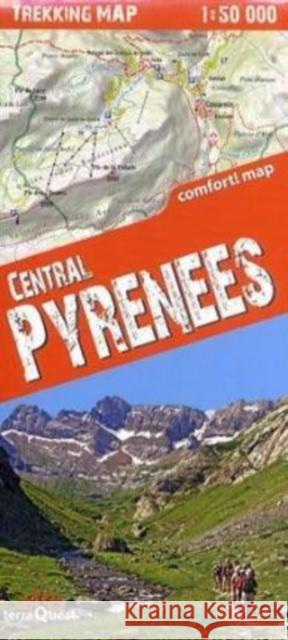 Trekking map Central Pyrenees(Pireneje) mapa    9788361155348 terraQuest - książka