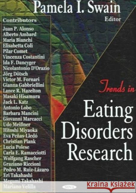 Trends in Eating Disorders Research Pamela I Swain 9781594545436 Nova Science Publishers Inc - książka